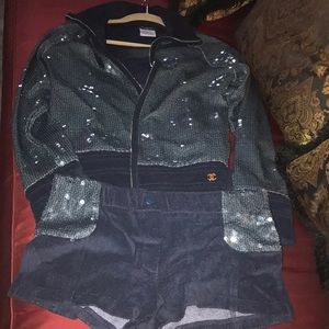 Authentic Chanel Jacket And Shorts